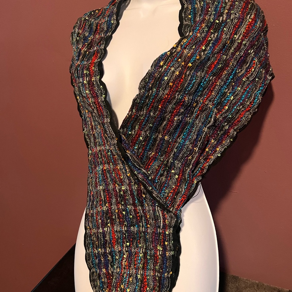 New Beautiful Versitile Colorful Pattern Soft Sca… - image 3